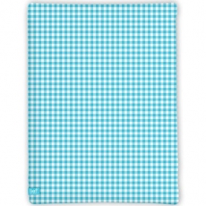 Spannbettlaken Light Blue Check