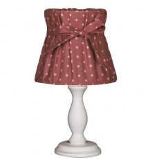 Tischlampe Punkte magenta